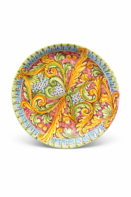 Warm Mediterranean interiors inspired by Sicilian palazzos, festive gatherings and timeless decorative artistry.